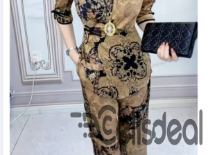 Ice Silk Casual Two-Piece Suit Women’s