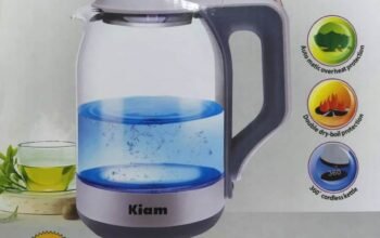 Kiam Electric Kettle (Glass) BL-002 (1.8Ltr