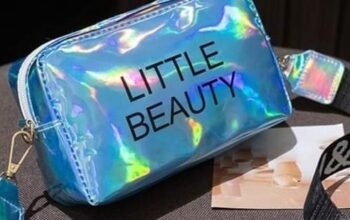 Little beautLitty laser PVC messenger shoulder bag