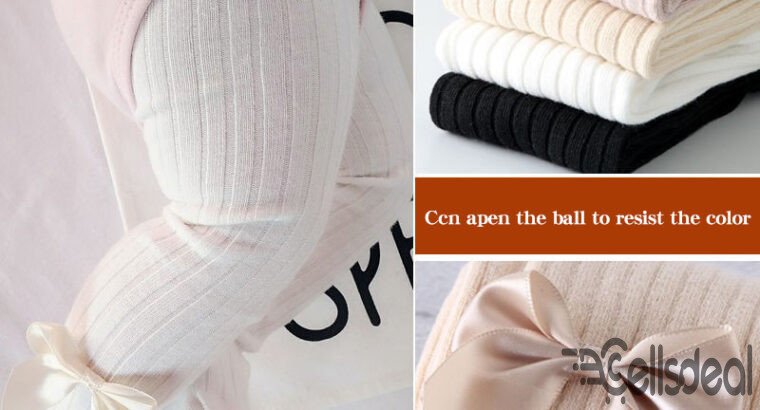 0-8Years Kids Baby Girls Cotton Leggings Socks