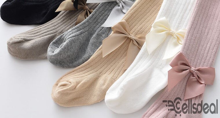 0-8Years Kids Baby Girls Cotton Leggings Socks