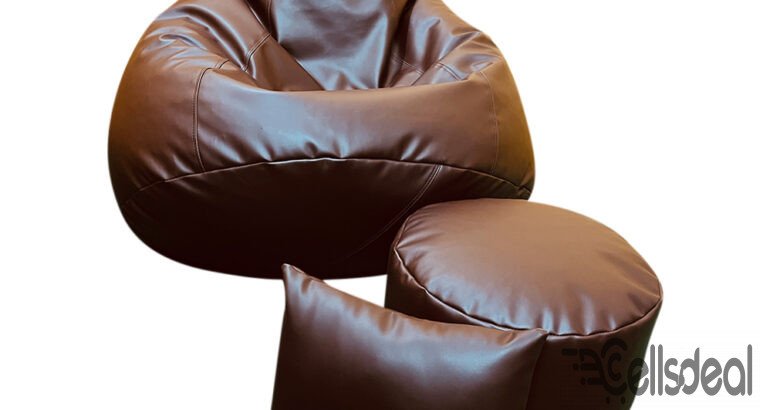 XXL JUMBO Bean Bag, Leg rest & Cushion – Combo